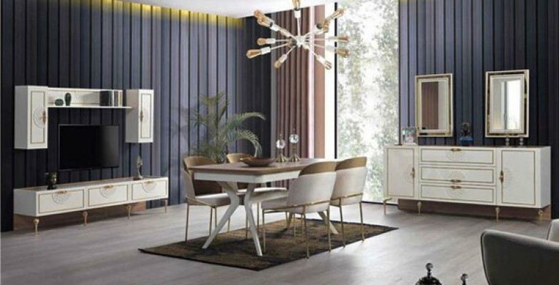 Mueble de TV Muebles italianos Cómoda de sala de estar Sideboard de lujo