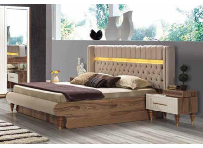 Cama Cama doble Camas Muebles Mobiliario Nuevo Dormitorio Mobiliario Diseño