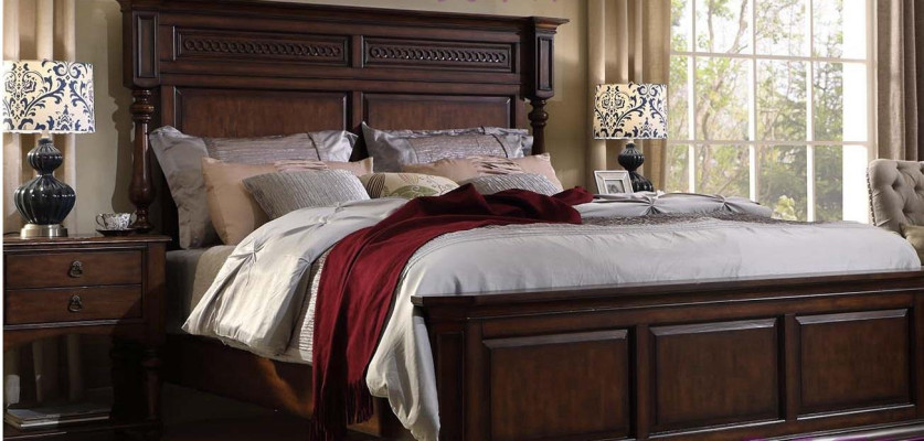 Cama de madera cama cama doble madera dormitorio hotel 180x200cm Nuevo camas Nuevo