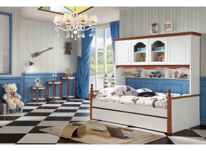 Cama infantil juvenil Habitación Camas Madera Dormitorio Vivienda Casa de campo Muebles Nuevo