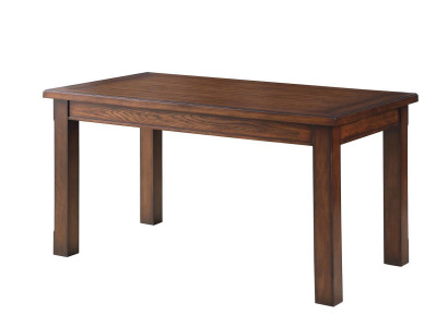 Mesa de comedor de madera de 140x80 cm para sala de estar y comedor. Mesas de madera maciza.