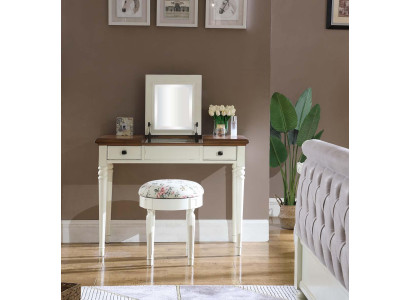 Tocador Espejo Lujo Consola Cómoda Dormitorio Mesa de Consola Madera Nuevo