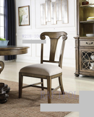 Mesa de madera maciza Silla de comedor Silla textil de diseñador Sillas Sillas de comedor Nuevas
