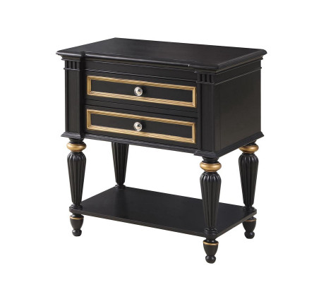 Mesita de noche gris diseño moderno muebles de madera lujo mesa de pedidos mesa dormitorio.