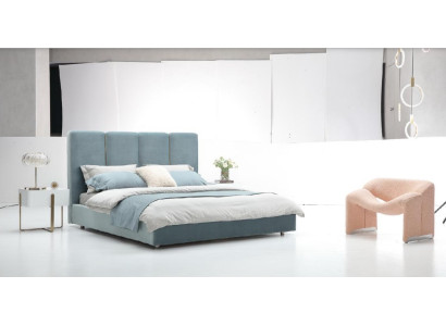 Dormitorio conjunto de 3 piezas cama 2 mesitas de noche consola camas acolchadas dobles hotel