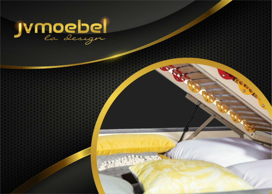 Cama de lujo de 3 piezas con mesita de noche, muebles, colchón de lujo, marco de cama, nuevo.