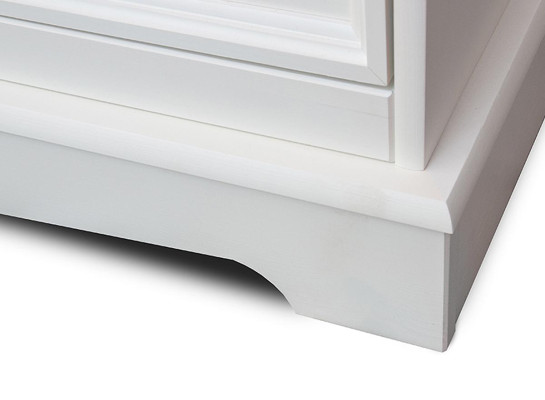 Armario Armarios Mueble Mueble de pared Clásico Madera Casa de campo Blanco Nuevo