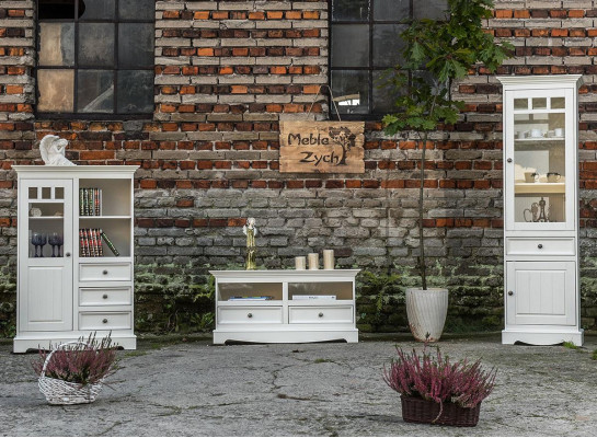 Conjunto de sala de estar Vitrina Estantería Aparador Paredes de salón Cómodas Diseño 3 piezas. Nuevo.