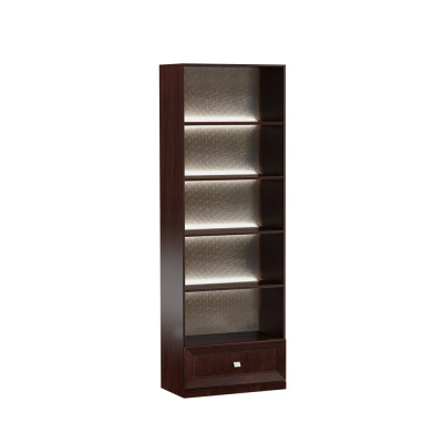 Sistema de muebles de oficina vitrina archivador decorativo clásico de madera estante