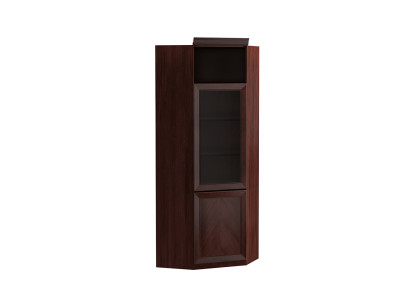 Sistema de oficina, bar, muebles, vitrina, archivador, armario de madera clásico.