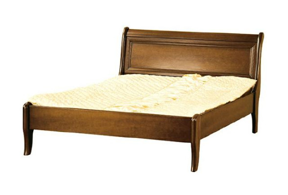 Cama clásica Cama matrimonial Doble Cama Cama de madera Casa de campo - Modelo N-Cama P