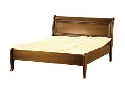Cama clásica Cama matrimonial Doble Cama Cama de madera Casa de campo - Modelo N-Cama P