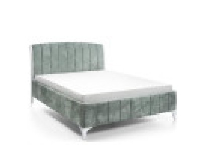 Cama Acolchada Diseño Lujo Doble Camas de Hotel Dormitorio Moderno Tela