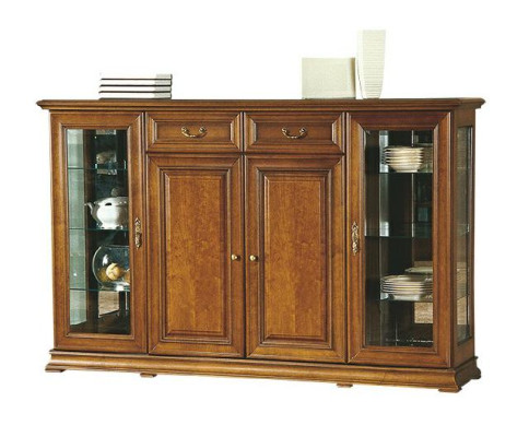 Cómoda maciza clásica cómoda bar armario aparador armario lateral R-K6