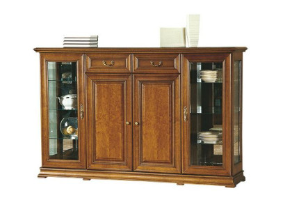 Cómoda maciza clásica cómoda bar armario aparador armario lateral R-K6