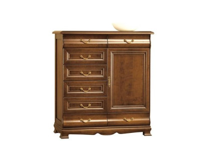 Comoda moderna marrón - Comodas de madera - Muebles de diseño - Aparador - Estante - Nuevo en el hotel