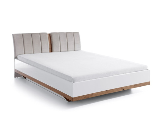 Cama clásica Cama cama matrimonial Cama doble Cama de madera Casa de campo - Modelo CM-B3