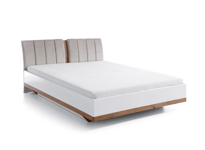 Cama clásica Cama cama matrimonial Cama doble Cama de madera Casa de campo - Modelo CM-B3