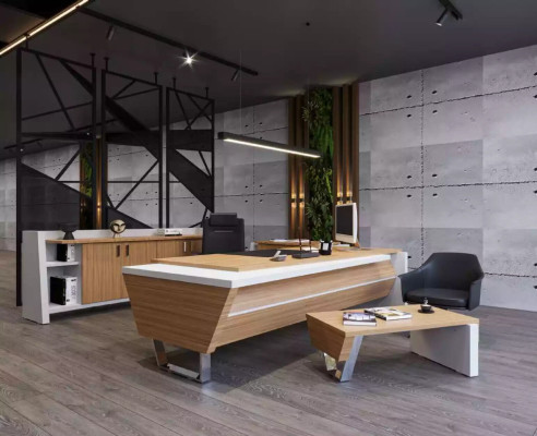 Mesa moderna, muebles de diseño, muebles de oficina, armario de oficina, diseño de muebles de madera, armario.
