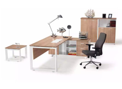 Muebles de oficina, escritorio, archivador, mesa de centro, conjunto de 4 piezas, decoración