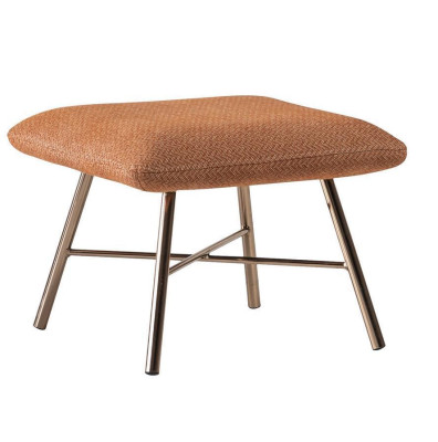 Taburete moderno de acero inoxidable mueble puff taburete de lujo muebles tapizados nuevo.