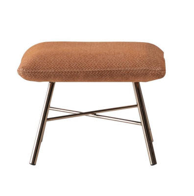 Taburete moderno de acero inoxidable mueble puff taburete de lujo muebles tapizados nuevo.