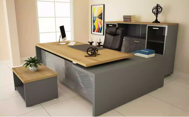 Escritorio de oficina moderno - Mobiliario de oficina de alta calidad para un trabajo eficiente.
