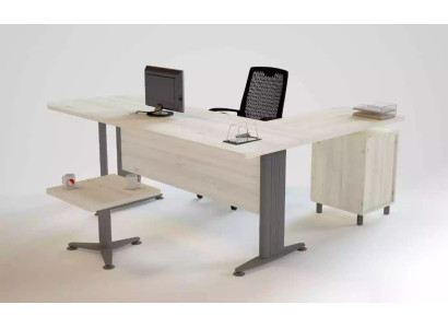 Escritorio de lujo, cómoda, mesa de centro, juego de muebles de 3 piezas. Muebles de madera para la decoración de la casa.