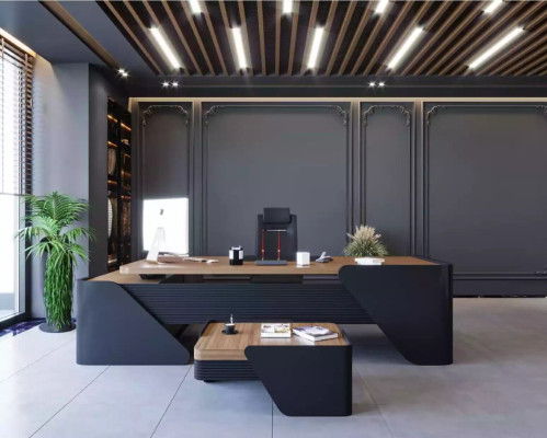 Mesa de lujo + mesa de centro Mesa moderna de 2 piezas. Muebles de decoración.
