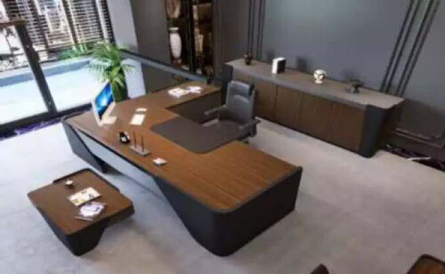 Mesa de lujo + mesa de centro Mesa moderna de 2 piezas. Muebles de decoración.