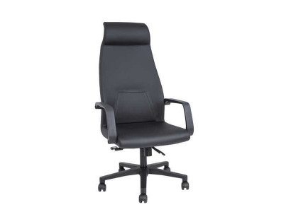 Silla de oficina de lujo de cuero artificial silla de juego silla de oficina nueva silla giratoria negra