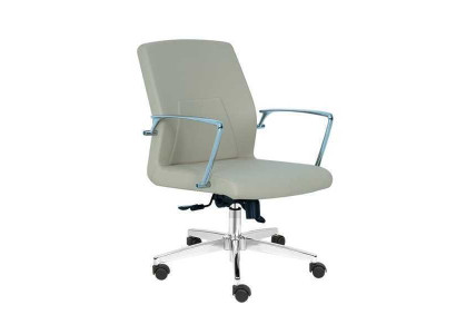 Silla de oficina de lujo de cuero artificial Silla de juego Silla de oficina Nueva Silla giratoria blanca