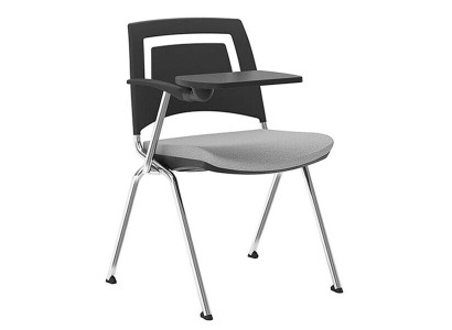 Elegante silla gris Silla moderna Diseño de alta calidad Silla de oficina nueva