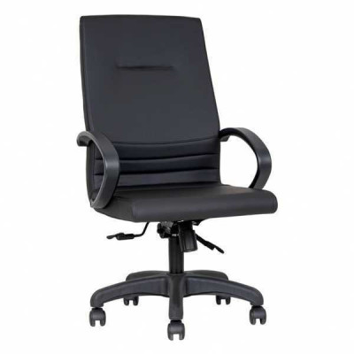 Elegante silla de oficina negra Silla de escritorio Silla giratoria Muebles de oficina Mobiliario de oficina Sitio.