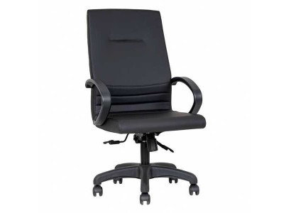 Elegante silla de oficina negra Silla de escritorio Silla giratoria Muebles de oficina Mobiliario de oficina Sitio.