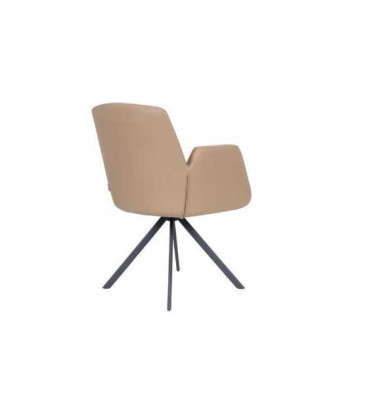 Tapicería de silla de cuero sintético Sillas de oficina modernas Sillas de ordenador Muebles beige nuevos