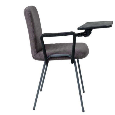 Silla de oficina de lujo, silla de diseño de tela de escritorio, silla de diseñador de muebles de metal nueva.