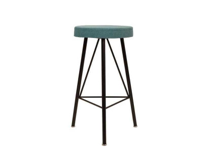 Silla de comedor de lujo redonda azul Sillas Silla Diseño Sillón Muebles Tela Nuevo