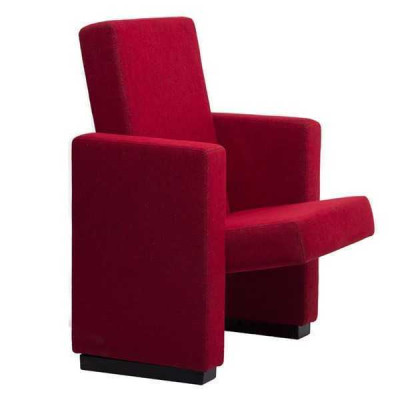 Sillón Sofá de 1 plaza Diseño de lujo Rojo Silla Clásico Tela Textil Nuevo