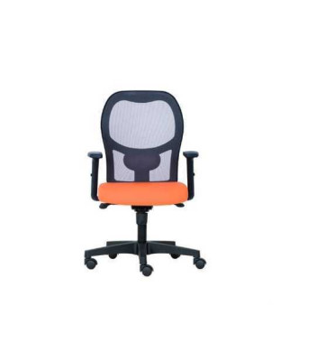Sillas de oficina naranjas Silla de escritorio Silla giratoria Sillón de director Diseño de malla Silla de oficina