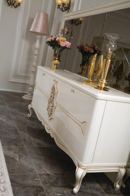 Mueble de lujo xxl - Cómoda - Aparador Blanco - Aparador