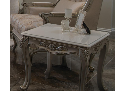 Mesa auxiliar Muebles Mesa Lujo Madera Sofá Art déco Mesa de centro Sala de estar