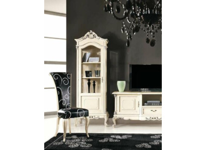 Klassische conjunto de pared para sala de estar Vitrina rtv Aparador Vitrinas Armario Armarios 3 piezas.