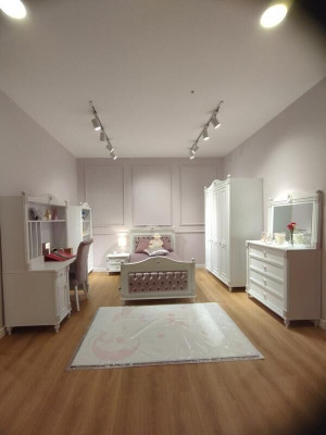 Conjunto completo de dormitorio infantil de diseñador. Conjunto de dormitorio de niños y adolescentes.