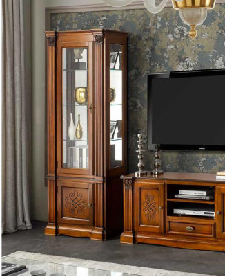 Vitrina armario Vitrinas sala de estar Mira armarios Diseño Nuevo Barroco Rococó nuevo