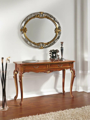 Mesa de consola Espejo Aparador Set Nuevo Madera Estilo Muebles Italianos StileElisa