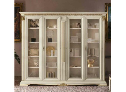 Mueble de oficina Librería Archivador de lujo Muebles italianos Antiguo Armario de madera maciza
