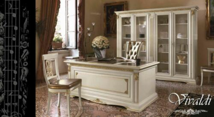 Escritorio Oficina Mesa Mesa de madera maciza de alta calidad Estilo barroco rococó antiguo 186x91cm Nuevo