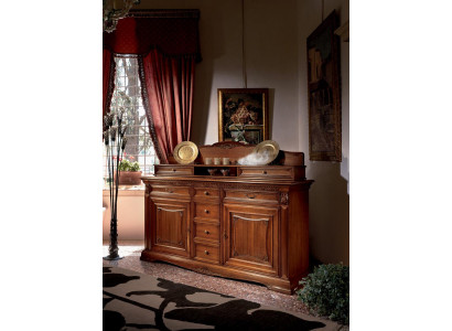 Cómoda Buffet XXL Cómodas Armario Barroco Rococó Aparador Consola Madera Maciza