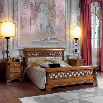 Diseño de cama de lujo de hotel decoración de camas matrimonio 180x200cm dormitorio doble.